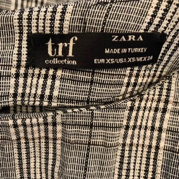 Zara plaid shirt with belt - Picture 5 of 6